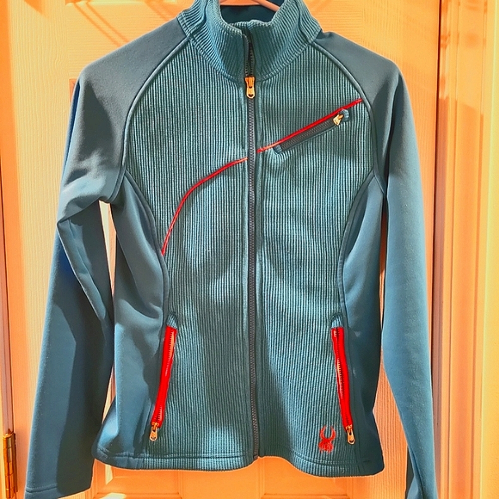 Spyder Jacket Turquiouse Size Small